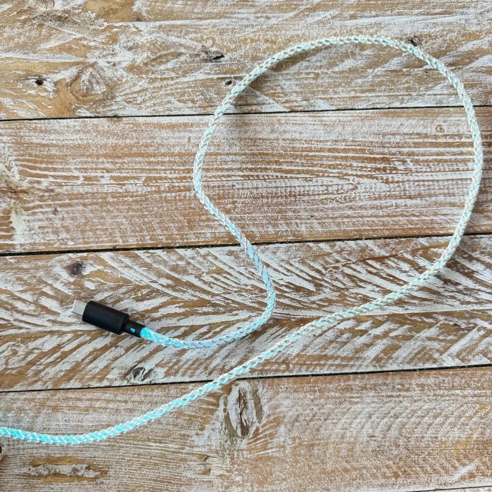 🍭35” Multi Color Light Up Charging Cable USB A - USB C🍭 +Color changing USB plug